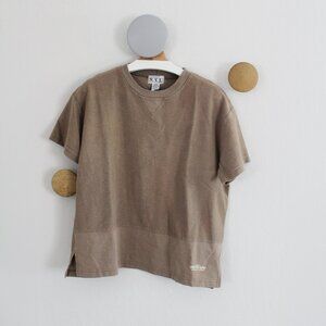 VINTAGE N.Y.L. New York Laundry - Square Short Sleeve Top - Size Medium